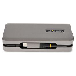 StarTech Docking Station USB-C con HDMI, DisplayPort, 4K 60Hz, 100W PD, USB 3.2, Ethernet Gigabit - Estación de Conexión Compacta