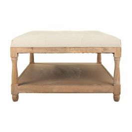 Banqueta Alexandra House Living Crema Goma Madera 78 x 48 x 110 cm