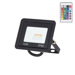 Proyector LED RGBW con Mando a Distancia 10W [HO-ICRGBFL-10W] Precio: 7.49999987. SKU: B1A6DW5SV6