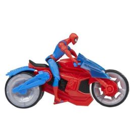 Hasbro F6899 Spider-Man Moto Arácnida con Lanzador de Proyectiles y Figura para Niños +4 Años