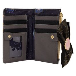 Loungefly Cartera 20th Anniversary Kuromi Hello Kitty, Billetera 15.24x2.54x9.53cm