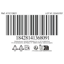 La Mediterranea Bandeja Oval 30x17.5x3.2 cm, Milkycream, Ideal para Servir y Decorar (12 Unidades)