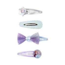 Accesorios pelo clips 4 piezas frozen 6.5 x 12.5 x 1.0 cm