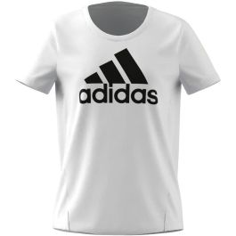 Camiseta de Manga Corta Infantil Adidas Blanco XL