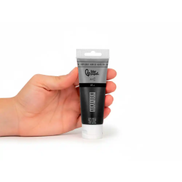 Liderpapel Pintura Acrílica Tubo Plástico 60 ml Color Negro Marfil