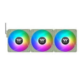 Thermaltake CL-F196-PL12MG-A Ventilador de Carcasa para Ordenador 12 cm Verde con Soporte Hidráulico (Pack 3 Unidades) Precio: 65.79000021. SKU: B14HADE4G9