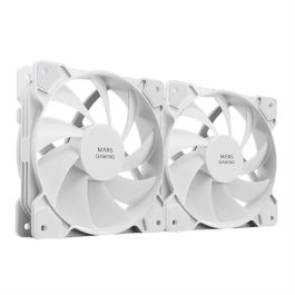 Ventilador de Caja Mars Gaming MFPROX2W Blanco 2 Unidades Ø 12 cm Precio: 10.58999986. SKU: B16FENHKKD