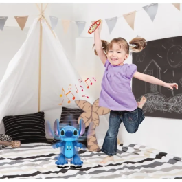 Lexibook Figura Stitch Teledirigido, Interactivo y Bilingüe con la Voz Real de Stitch