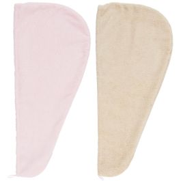 Cosmetic Club Toalla de Microfibra y Satén para Cabello, Ultraabsorbente y Antiestático, Protege y Seca Rápido, Colores Surtidos