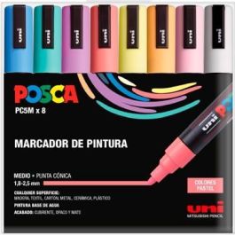 POSCA Marcador PC-5M-8C Estuche Basic Surtido Pastel -8U- Colores Incluidos Precio: 21.49999995. SKU: B1ANAK9G5W