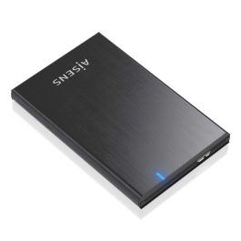 AISENS ASE-2528B Carcasa Disco Duro Externo SSD 2.5" SATA a USB 3.0/3.1 Gen1 Negro Aluminio 5Gbps Precio: 9.5000004. SKU: B1GT8P2DEX