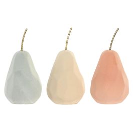 DKD Home Decor Figura Decorativa Pera Urban, Porcelana y Metal, Colores Surtidos, 10x19.5x10 cm (6 Unidades) Precio: 36.49999969. SKU: B1BFRG3ACE