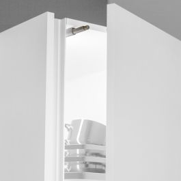 Emuca Lote de 10 cierres de puertas para atornillar en el mueble Push Latch, Plástico, Gris