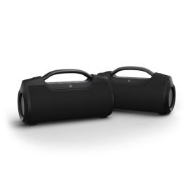 Hama Altavoz Soundbarrel Negro - Sonido Potente, Bluetooth 5.0, Resistente al Agua IPX6, Batería de 12h