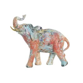 DKD Home Decor Figura Elefante Resina Multicolor 28 x 13 x 23.5 cm (2 Unidades) Precio: 27.95000054. SKU: B14XX9LZ6T