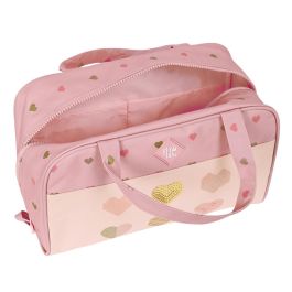Neceser Escolar Glow Lab Hearts Rosa 31 x 14 x 19 cm Neceser Escolar Glow Lab Hearts Rosa 31 x 14 x 19 cm