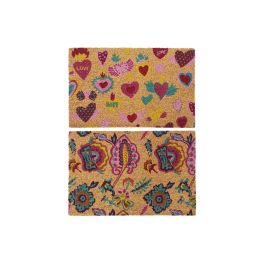DKD Home Decor Felpudo Multicolor Fibra Coco y Goma Pasley 40 x 60 x 1.5 cm (2 Unidades) Precio: 10.78999955. SKU: B1CMEWX78D