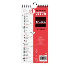Calendari (2026) Catalan Finocam Paret Mensual Per Escriure Llarg S 110X235 Precio: 3.99000041. SKU: B13FH89P9M