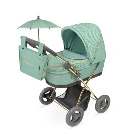 Decuevas Coche de muñeca plegable Capriccio con sombrilla y bolso para muñecas de hasta 48 cm 38x65x60 cm
