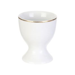 Home Deco Factory Huevera Con Ribete Dorado Lounge Porcelana Precio: 1.98999988. SKU: B19TM2KNED
