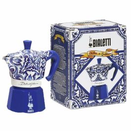Cafetera Italiana Bialetti MOKA D&G Azul Acero Inoxidable 4 Tazas