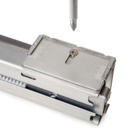 Emuca Kit de cajón zapatero extraíble para armarios Quartz, regulable, módulo 800mm, Acero, aluminio y plástico, Titanio