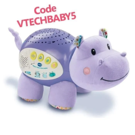 Vtech Baby Hippo Dodo Noche estrellada Luz Nocturna Musical Proyección Cielo Estrellado Sensor de Sonido para Recién Nacidos