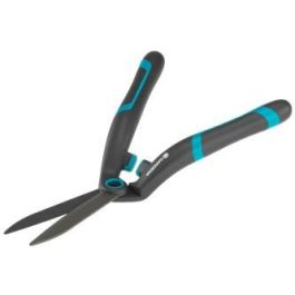 Gardena 12302-30 Tijera para setos PrecisionCut, Hoja recta de 18 cm, Mango ergonómico de plástico Negro/Azul