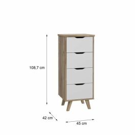 Cajonera Vankka Roble 45 x 42 x 108 cm 45 x 108,7 x 42 cm