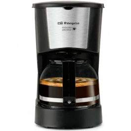 Orbegozo Cafetera de Goteo CG 4206, 6 Tazas, Negra, Jarra Cristal 0.6L, Filtro Permanente, 600W Precio: 21.49999995. SKU: B1HCQT98T2