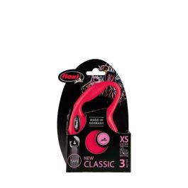 Correa extensible flexi classic 3m de cinta talla XS hasta 12kg color rojo nayeco