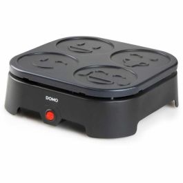 Domo DOM5411397155474 Crépiere Eléctrica para 4 Crepes, Patrones de Emoji, Revestimiento Antiadherente, 600W Precio: 55.50000049. SKU: B12FLCXKPH