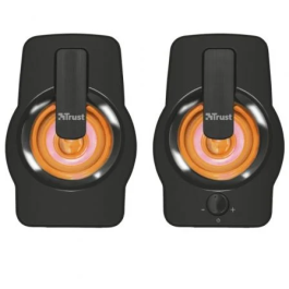 Trust Altavoces Gemi RGB 22948 / 12W / 2.0 Compactos con Iluminación LED RGB para PC y Portátil