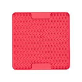 Lickimat Mini Soother Plato de Lamido para Perro Antiestrés Reduce Ansiedad Aburrimiento y Comportamiento Destructivo Rosa