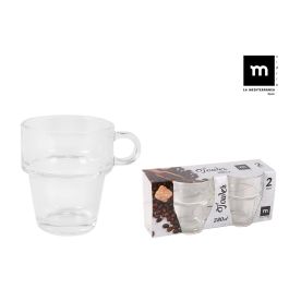 La Mediterranea Set 2 Tazas Desayuno 240 ml Colección Tower, Dimensiones 10.5 x 8.2 x 9 cm (18 Cajas) Precio: 17.5000001. SKU: B1J6NE2VPL