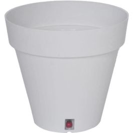 Jardinera redonda RIVIERA LOFT - Plástico - Diámetro 30 cm - Blanco Precio: 33.68999975. SKU: B19NZPKCKL