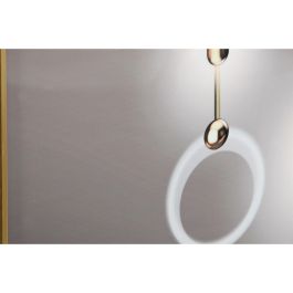 DKD Home Decor Set de 2 Cuadros Glam Beige Naranja con Diseño de Jarrones 160x80 cm y 3 cm de Profundidad, Aluminio y MDF