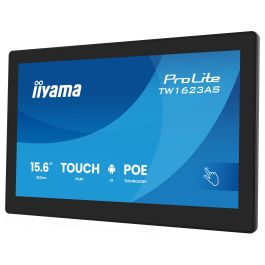 iiyama ProLite TW1623AS-B3P 15.6" Full HD IPS 30ms HDMI USB LAN PoE Negro Pantalla Táctil