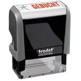 WEDO Sello de Oficina Printy 4912 Modelo 4.0 con Texto "Gebucht" Precio: 29.49999965. SKU: B12MY76CFT