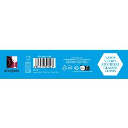 La Mediterranea Set 6 Vasos Nela Lacey 290 cc – Colección Nela - 7,9 cm Ancho x 9 cm Alto (4 Cajas)