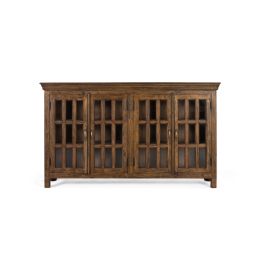 GINER Y COLOMER Aparador Tallado a Mano en Madera de Teca Reciclada Avellana Precio: 2129.5879. SKU: B1ALVGPB7D