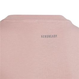 Camiseta de Manga Corta Infantil Adidas HA4029 Rosa