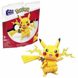 Juego construccion mega bloks pokemon figura pikachu. 10 cm
