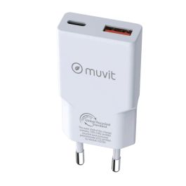 Cargador de Pared Muvit for Change HC-263 Blanco 18 W 30 W Precio: 27.89000027. SKU: B19BMH5754