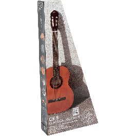 Eko Guitarra Clásica Studio CS-5 3/4 para Niños 9-12 Años Pack Completo: Funda, Afinador, Púas Natural