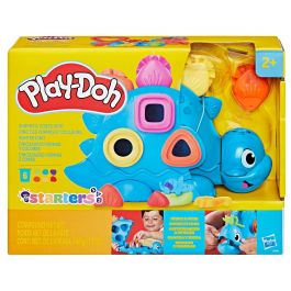 Play-Doh G0491 Set de Modelado Dinosaurio Formas y Colores - Kit con 11 Herramientas y Actividades Sensoriales para Niños +2 Años