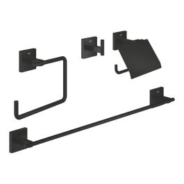 Grohe 411152430 Juego de accesorios 4 en 1 Start Cube Negro mate