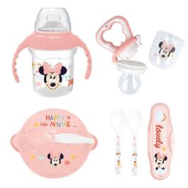 Pack comida THERMOBABY MINNIE 1ª edad - 1 mordisqueador + 1 bol + 1 taza con asa + 2 cucharas Precio: 40.49999954. SKU: B18F3MZSKF