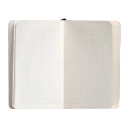 Cuaderno Con Gomilla Antartik Notes Tapa Blanda A6 Cuadricula Azul Marino 100 Hojas 80 gr Fsc