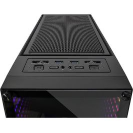Inter-Tech X-908 Infini2 Torre PC Gaming Midi con Panel Vidrio Templado, USB 3.2, RGB, ATX/Micro ATX/ITX/Mini-ITX